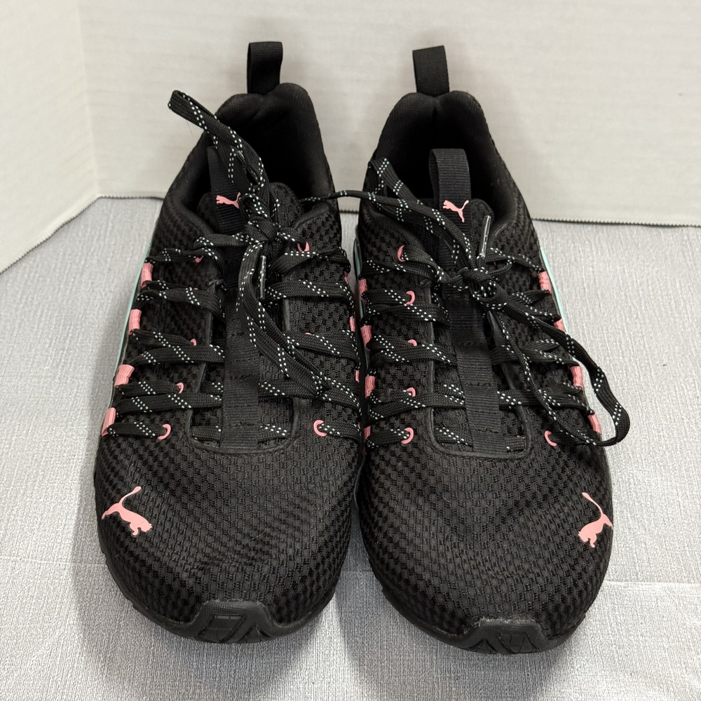 Puma Axelion Womens Running Shoes Size 11 Black Pink New